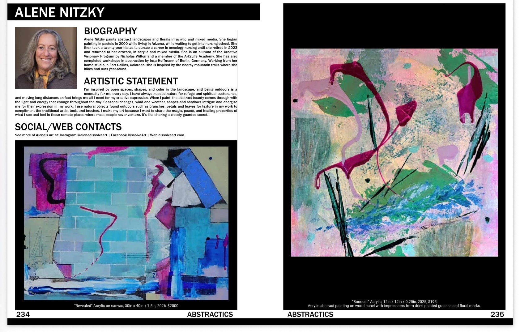 Alene Nitzky featured in Abstractics Magazine Issue 3, 2026